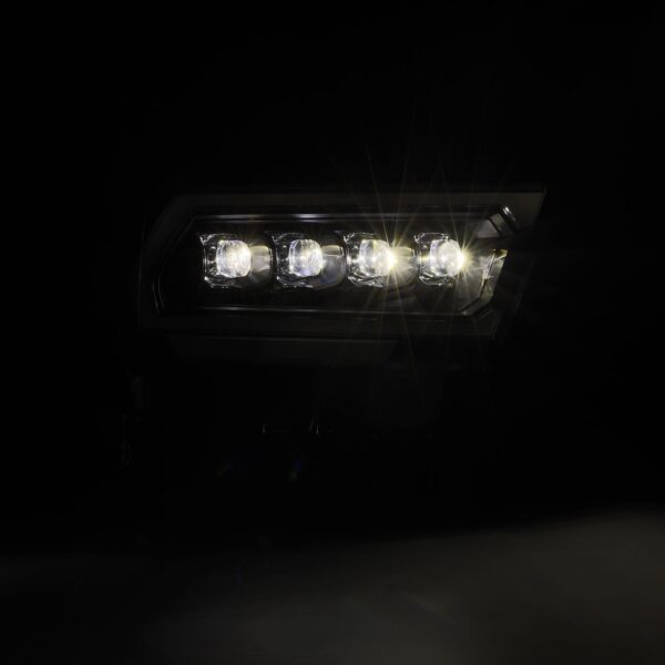 AlphaRex-19-24 Ram 1500 LED Projector Headlights in Black