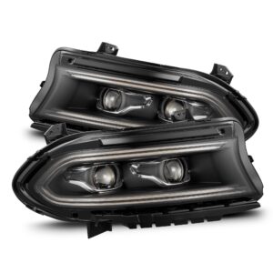 AlphaRex- 19-24 Ram 1500 LED Headlights Black