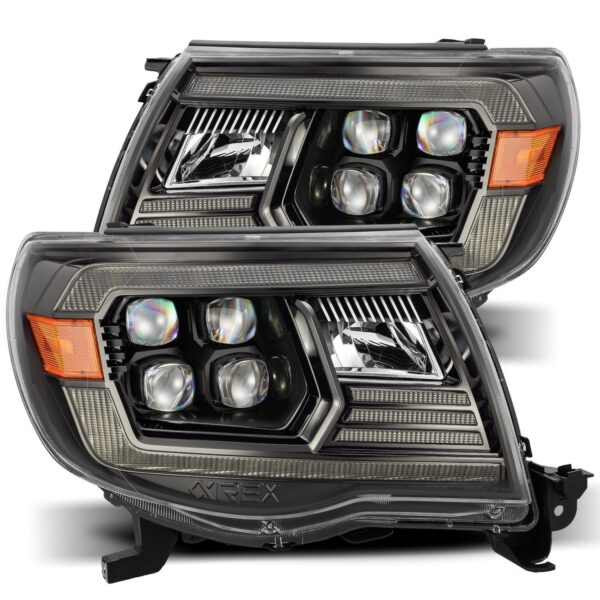 AlphaRex-LED Projector Headlights in Alpha-Black