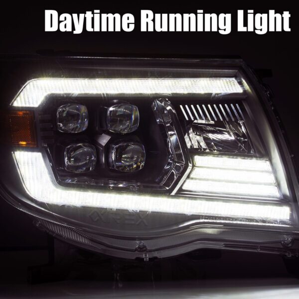 AlphaRex-LED Projector Headlights in Alpha-Black