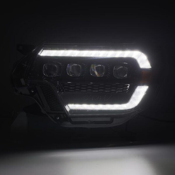 AlphaRex-LED Projector Headlights in Alpha-Black