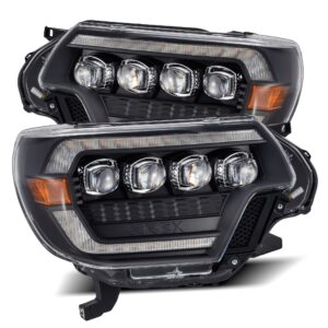 AlphaRex-LED Projector Headlights in Black