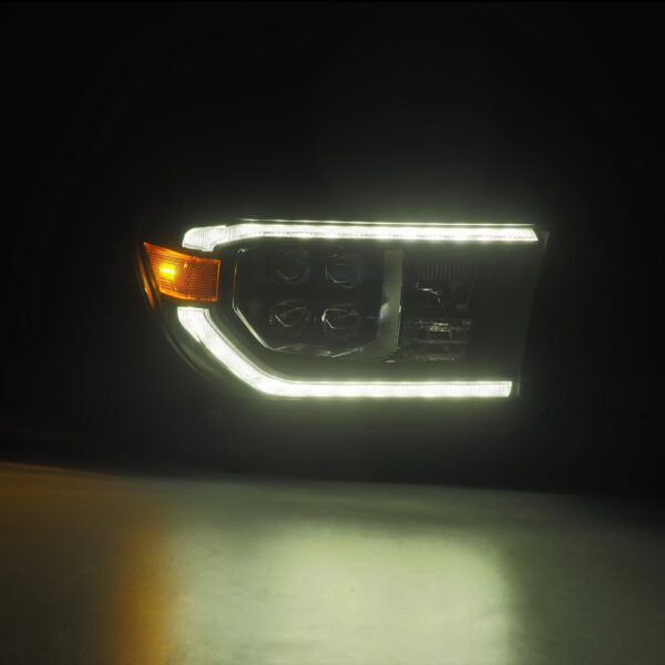 AlphaRex-07-13 Toyota Tundra/08-17 Toyota Sequoia LED Projector Headlights in Black