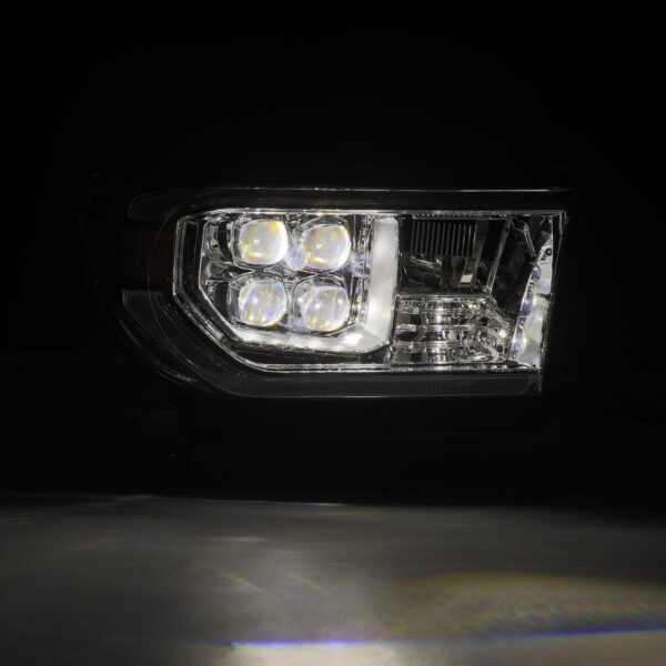 AlphaRex-07-13 Toyota Tundra/08-17 Toyota Sequoia LED Projector Headlights in Chrome