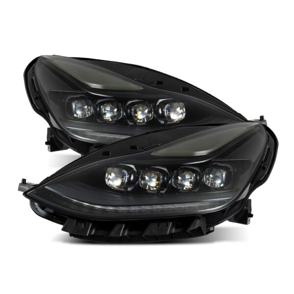 AlphaRex-17-23 Tesla Model 3 / 20-24 Model Y LED Projector Headlights in Alpha Black