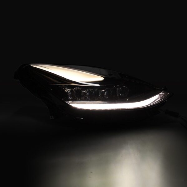 AlphaRex-17-23 Tesla Model 3 / 20-24 Model Y LED Projector Headlights in Black
