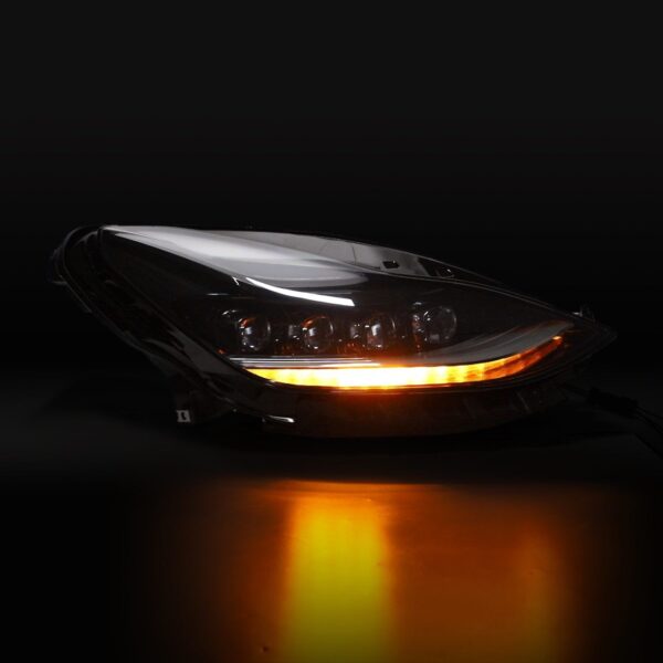 AlphaRex-17-23 Tesla Model 3 / 20-24 Model Y LED Projector Headlights in Black