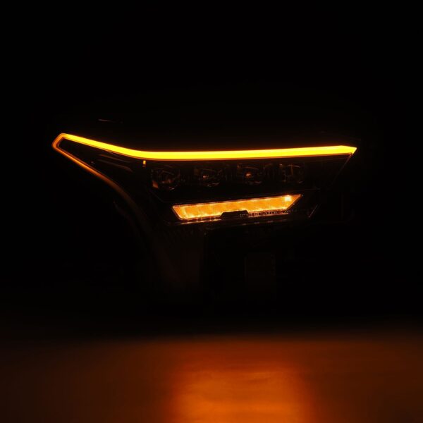 AlphaRex-22-24 Toyota Tundra/Sequoia LED Projector Headlights in Alpha Black
