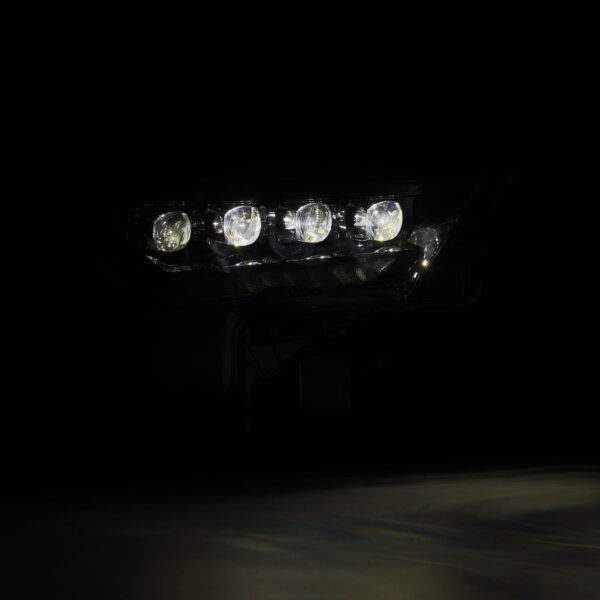 AlphaRex-22-24 Toyota Tundra/Sequoia LED Projector Headlights in Alpha Black