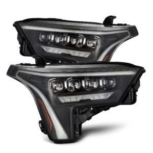 AlphaRex-22-24 Toyota Tundra/Sequoia LED Projector Headlights in Black