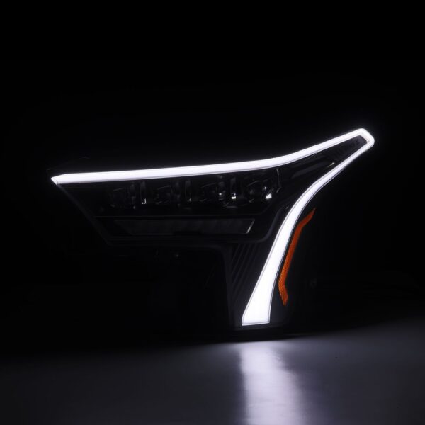 AlphaRex-22-24 Toyota Tundra/Sequoia LED Projector Headlights in Black