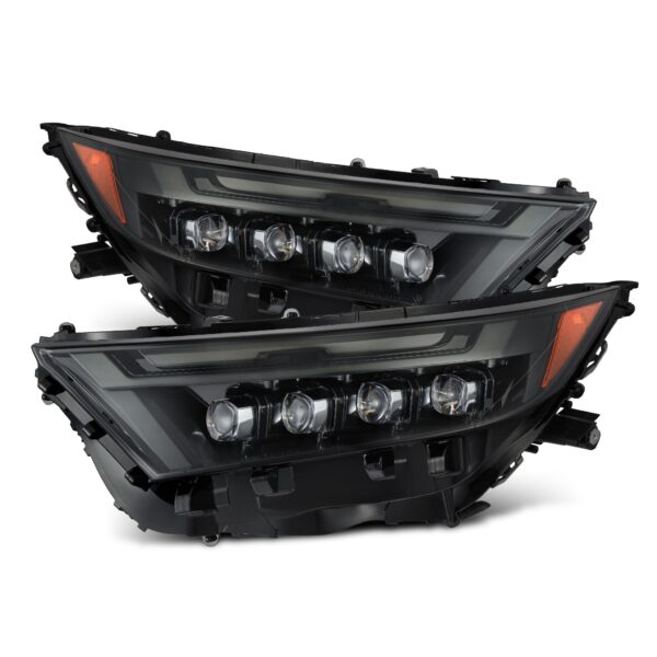 AlphaRex-18-24 Jeep Wrangler JL/Gladiator LED Projector Headlights in Black