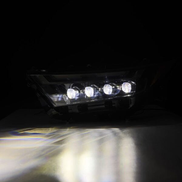 AlphaRex-18-24 Jeep Wrangler JL/Gladiator LED Projector Headlights in Black