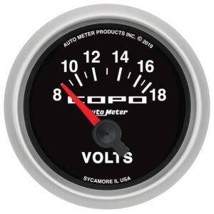 2-1/16in VOLTMETER, 18V, ELECTRIC, COPO