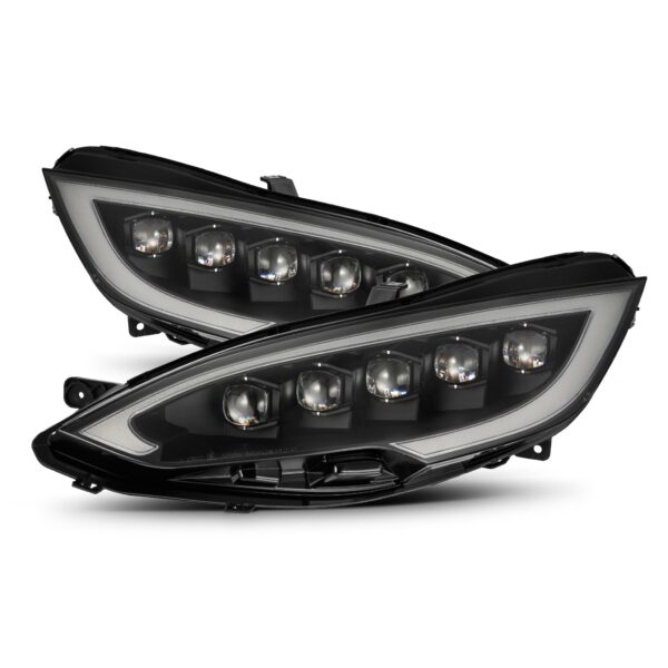 AlphaRex-12-21 Tesla Model S LED Projector Headlights in Black