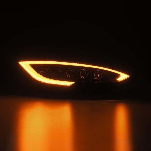 AlphaRex-12-21 Tesla Model S LED Projector Headlights in Black