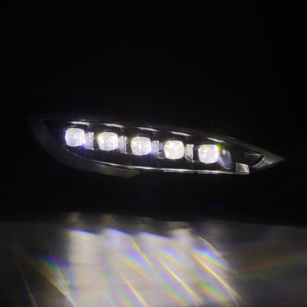AlphaRex-12-21 Tesla Model S LED Projector Headlights in Black