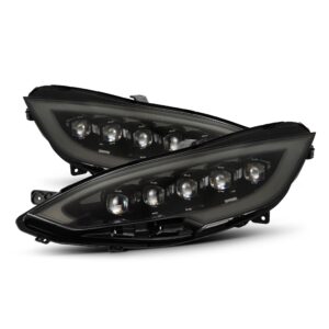 AlphaRex-12-21 Tesla Model S LED Projector Headlights in Alpha Black