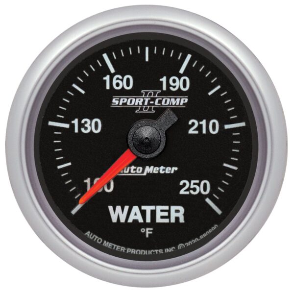 2 1/16in WATER TEMPERATURE, 100 to 250 deg F, SPORT COMP II