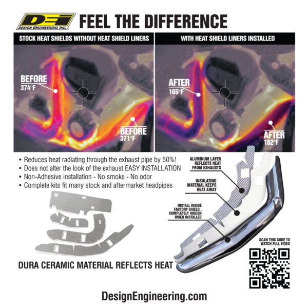 DEI 901076 Heat Shield Liner - '05+ Big Dog Vance & Hines 2-2 Pipe