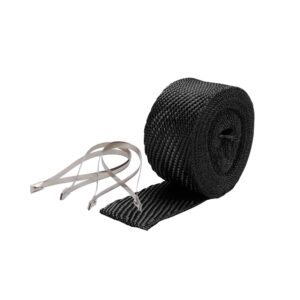 DEI 901139 Black Titanium Pipe Wrap & Locking Tie Kit