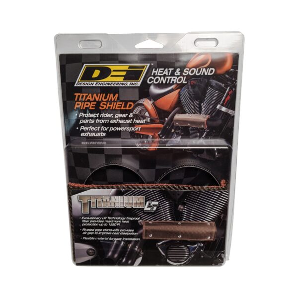 DEI 902453 Titanium Pipe Shield  4 in x 8 in.