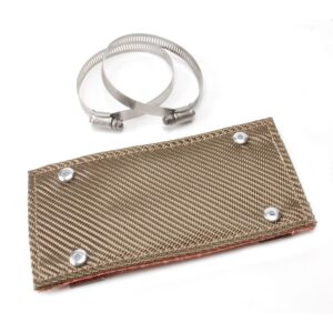 DEI 902453 Titanium Pipe Shield  4 in x 8 in.