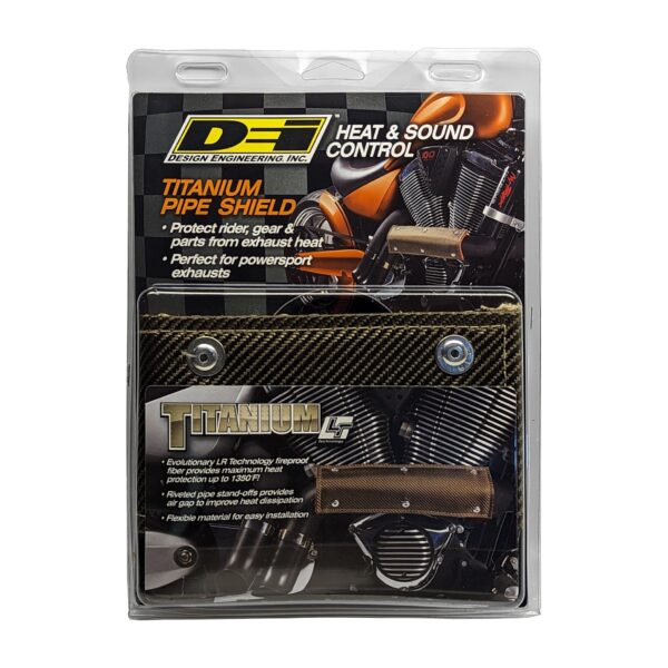 DEI 902454 Titanium Pipe Shield  4 in. x 12 in.