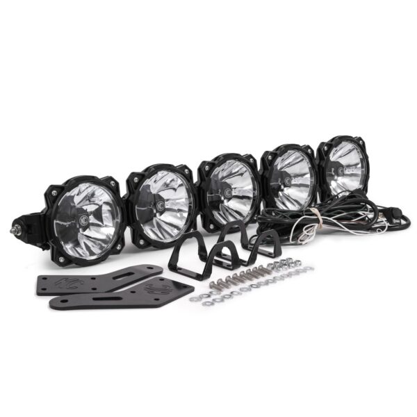 KC Hilites 32 in Pro6 Gravity LED - 5-Light - Light Bar System - 100W Combo Beam - for 14-18 Polaris RZR