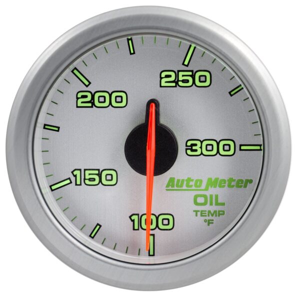 2-1/16 in. OIL TEMP, 100-300`F, AIRDRIVE, SILVER