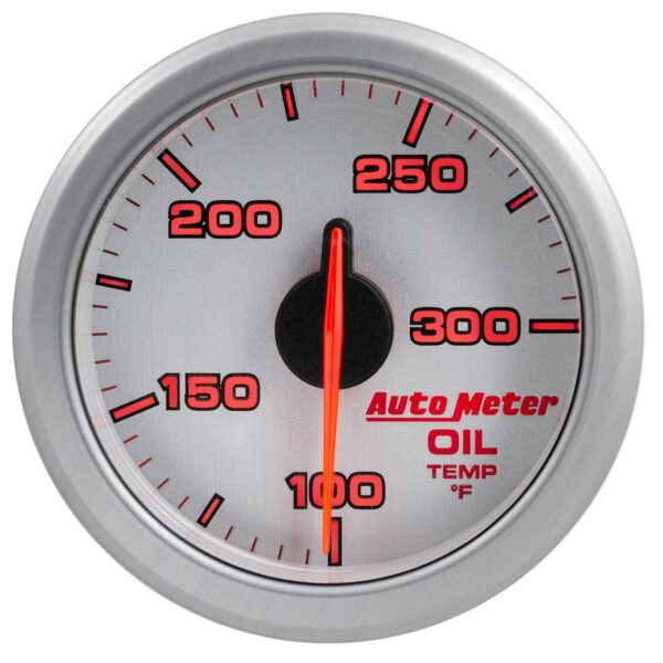 2-1/16 in. OIL TEMP, 100-300`F, AIRDRIVE, SILVER