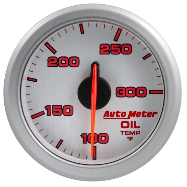 2-1/16 in. OIL TEMP, 100-300`F, AIRDRIVE, SILVER