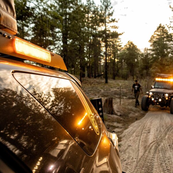 KC Hilites 50 in KC Xross Bar - Overhead - SlimLite LED - 6-Light System - 300W Spot Beam - 18-20 Jeep JL / JT