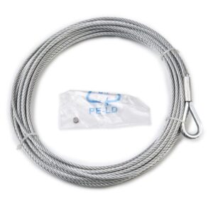WIRE ROPE ASSEMBLY 5/32 Inch Diameter x 30 Foot Length