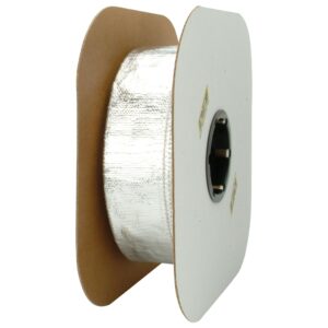 DEI 93404 Heat Sheath Aluminized Sleeving 1.25" x 50' 010404B50