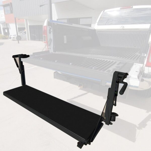 Foldable Tailgate Step for Pickup Adjustable Trunk Lid Truck Bed Step
