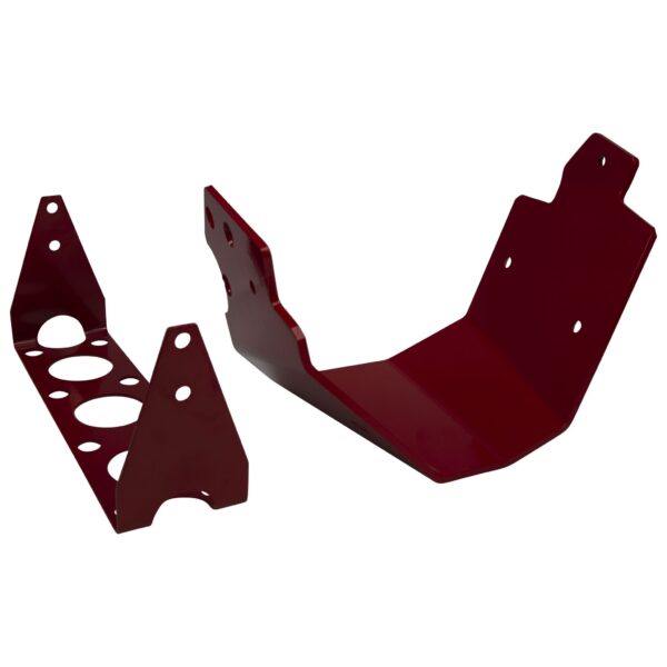 Red Powerglide Aluminum Transmission Shield.