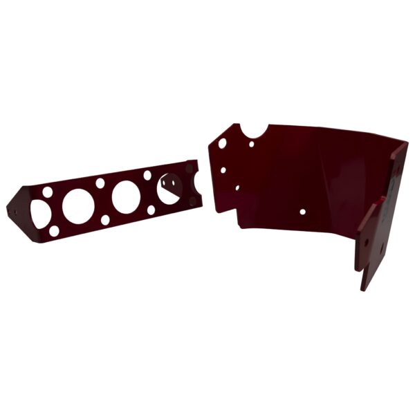 Red Powerglide Aluminum Transmission Shield.