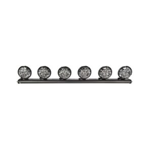 KC Hilites 50 in KC Xross Bar - Overhead - Apollo Pro Halogen - 6-Light System - 600W Combo Beam - Universal