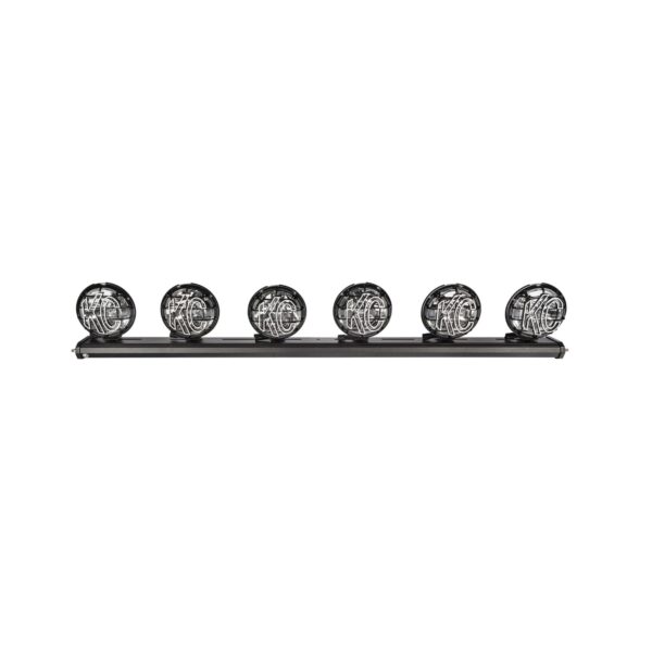 KC Hilites 50 in KC Xross Bar - Overhead - Apollo Pro Halogen - 6-Light System - 600W Combo Beam - Universal