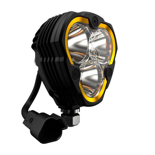 KC Hilites FLEX ERA 3 - 2-Light System - Pillar Mount - 40W Spot Beam - for Jeep JL / JT
