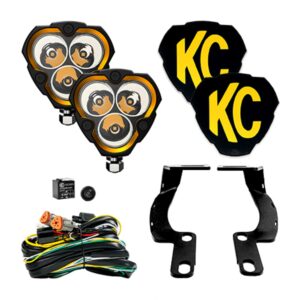 KC HiLITES FLEX ERA 3 - 2-Light System - Ditch Mount - 40W Spot Beam - for 02-09 Toyota 4Runner
