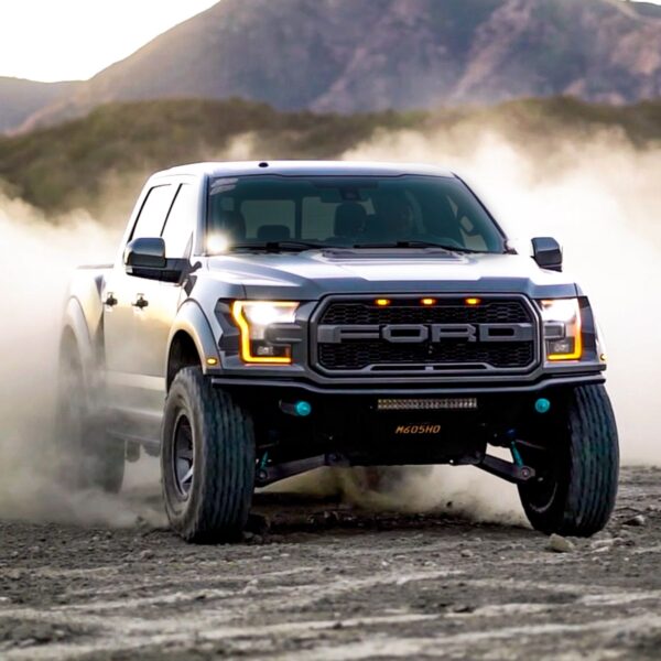 KC HiLITES FLEX ERA 3 - 2-Light System - Ditch Mount - 40W Spot Beam - for 15-20 Ford F-150/Raptor