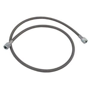 Stainless Steel Braided Line: Double -4 AN: Female: 32 in.
