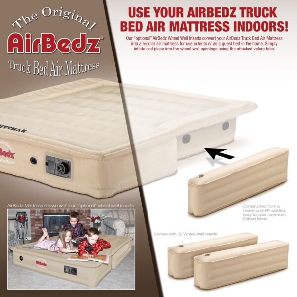 AirBedz Tan by Pittman Outdoors - Original Inflatable Wheel Well Side Inserts - FITS ONLY PPI 505