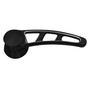 Universal Door Handle for Pre-1948 GM; Black Onyx; Slotted