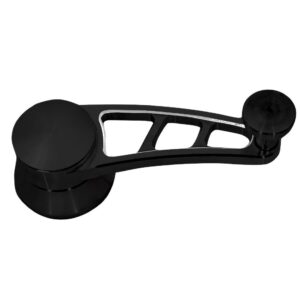 Quarter Window Crank; Pre-1948 Ford; Slotted; Black Onyx