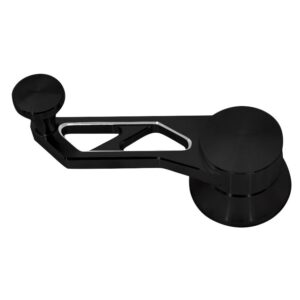 Quarter Window Crank; Pre-1948 Ford; Triangular; Black Onyx