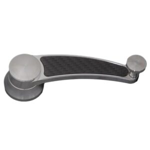 Window Crank; Pre-1948 GM; Carbon Fiber; Polished