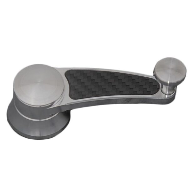 Quarter Window Crank; 1970-74 MOPAR; Carbon Fiber; Polished